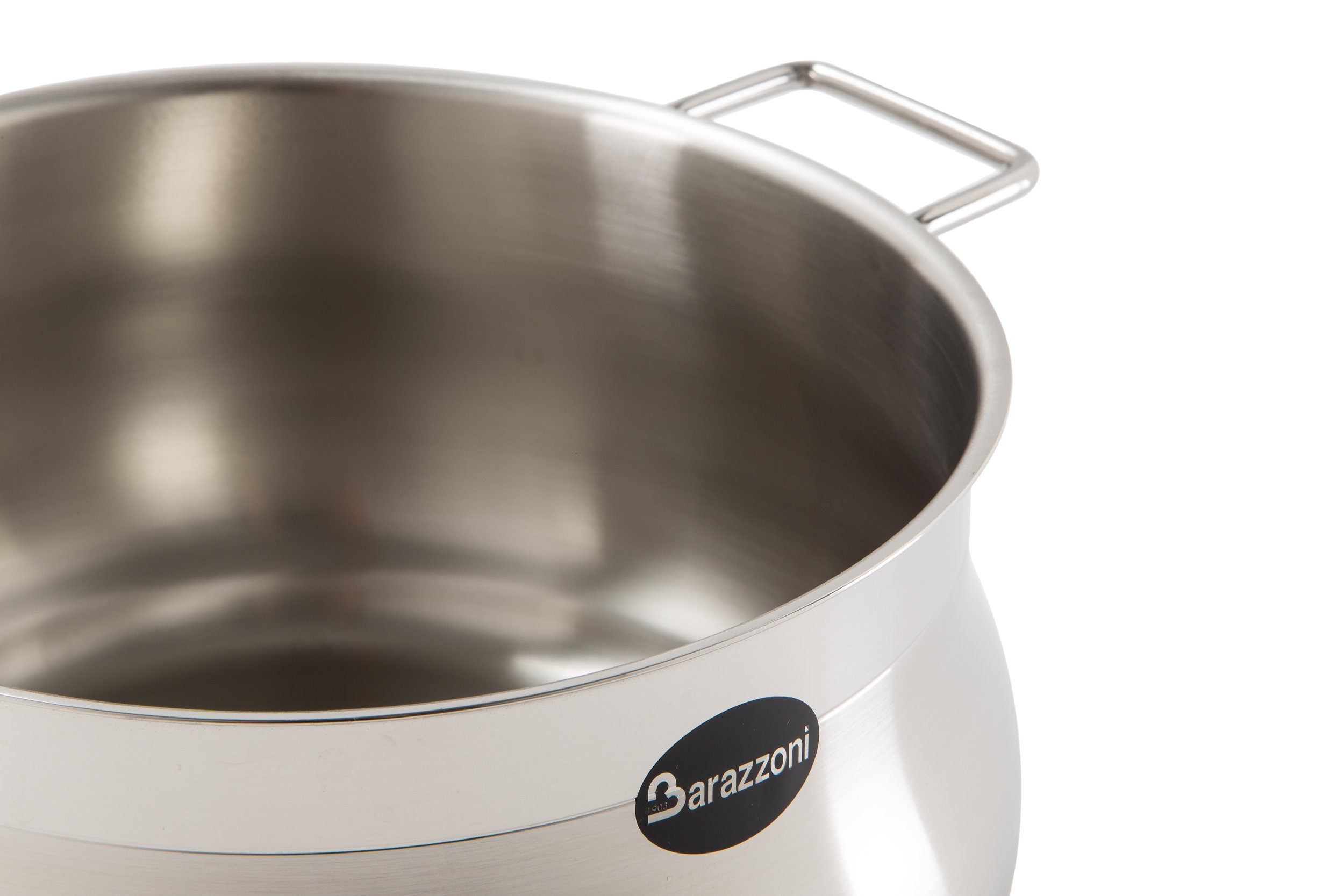 Barazzoni Tummy casseruola acciaio 18 cm 2,5 L induzione