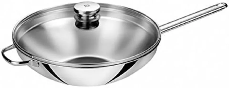 Zwilling Plus Wok 32 cm con Coperchio Due Manici