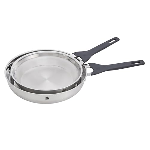 Zwilling Simplify Set 2 Padelle Inox 24,1+28 cm Induzione