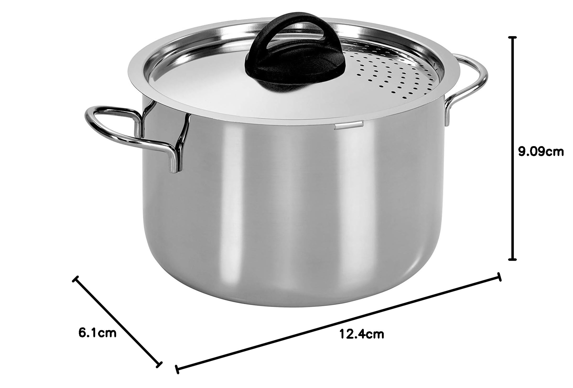 Barazzoni Scola Veloce pentola inox 22 cm 5,5 L