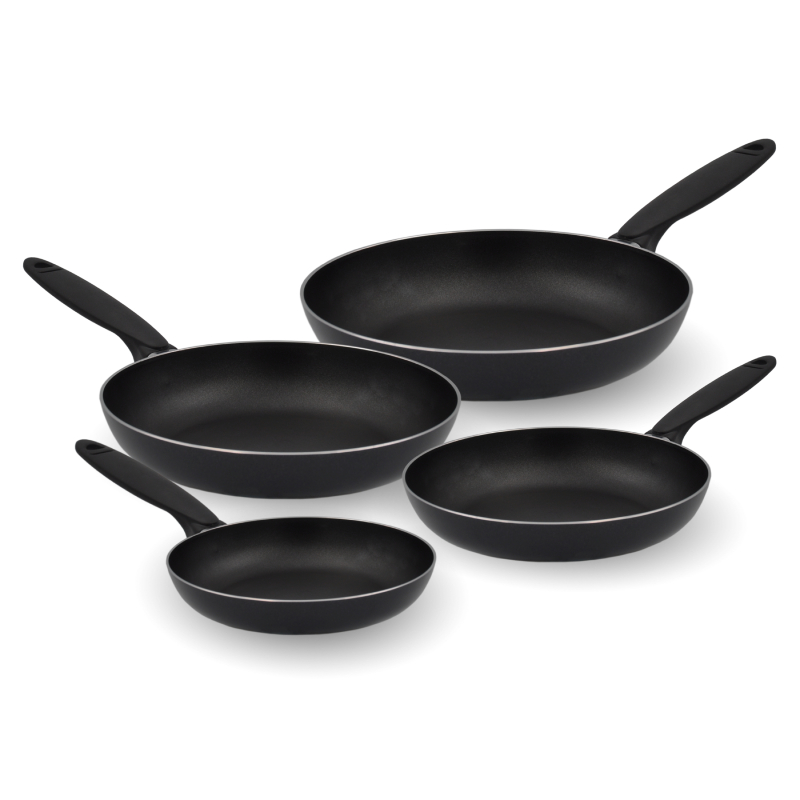 Accademia Mugnano Vulcano set 4 padelle 16/20/24/28 cm antiaderenti