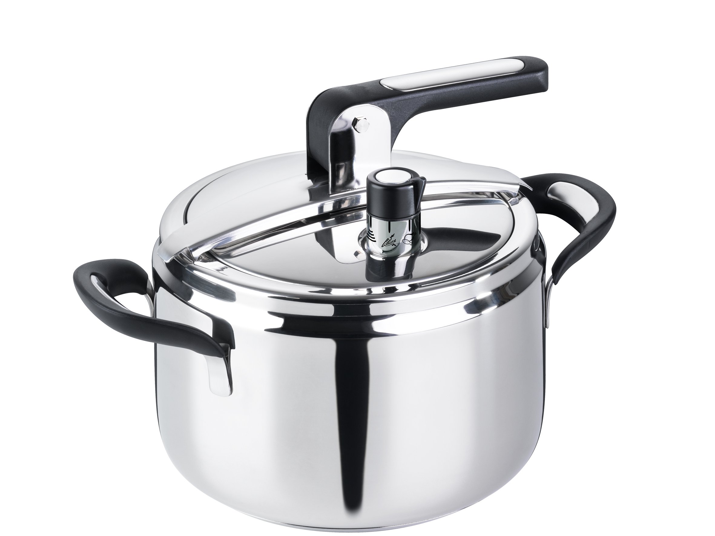 Barazzoni Silicon Pro pentola a pressione 5 L 22 cm inox