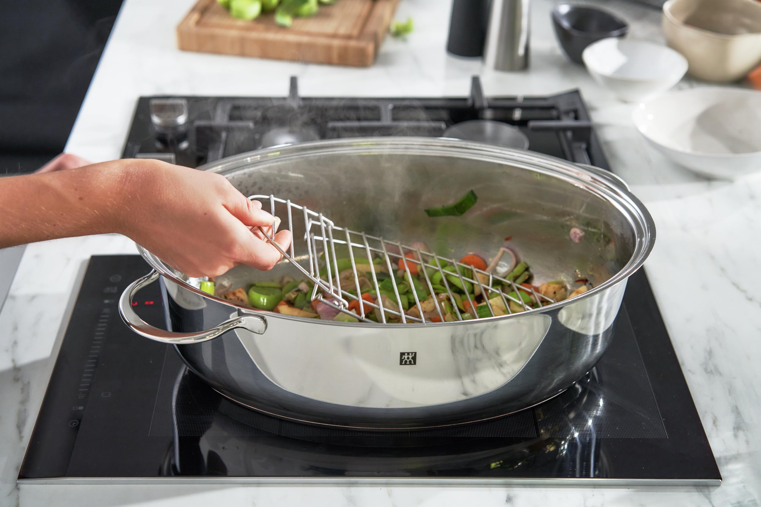 Zwilling Plus rostiera ovale 38 cm 8,5 litri acciaio