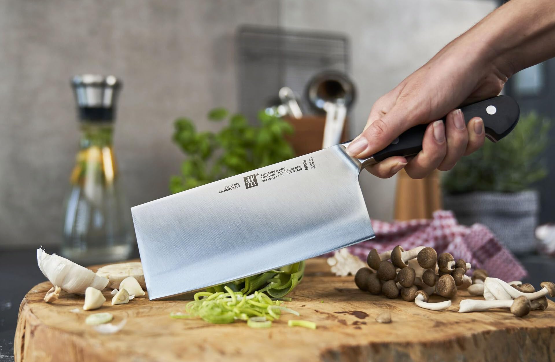 Zwilling coltello cinese caidao acciaio cucina orientale
