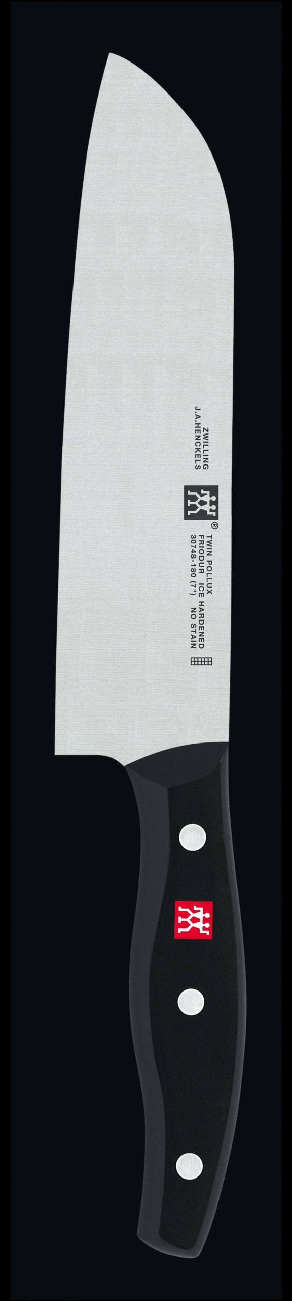 Zwilling Twin Pollux set coltelli 2 pezzi santoku spelucchino inox