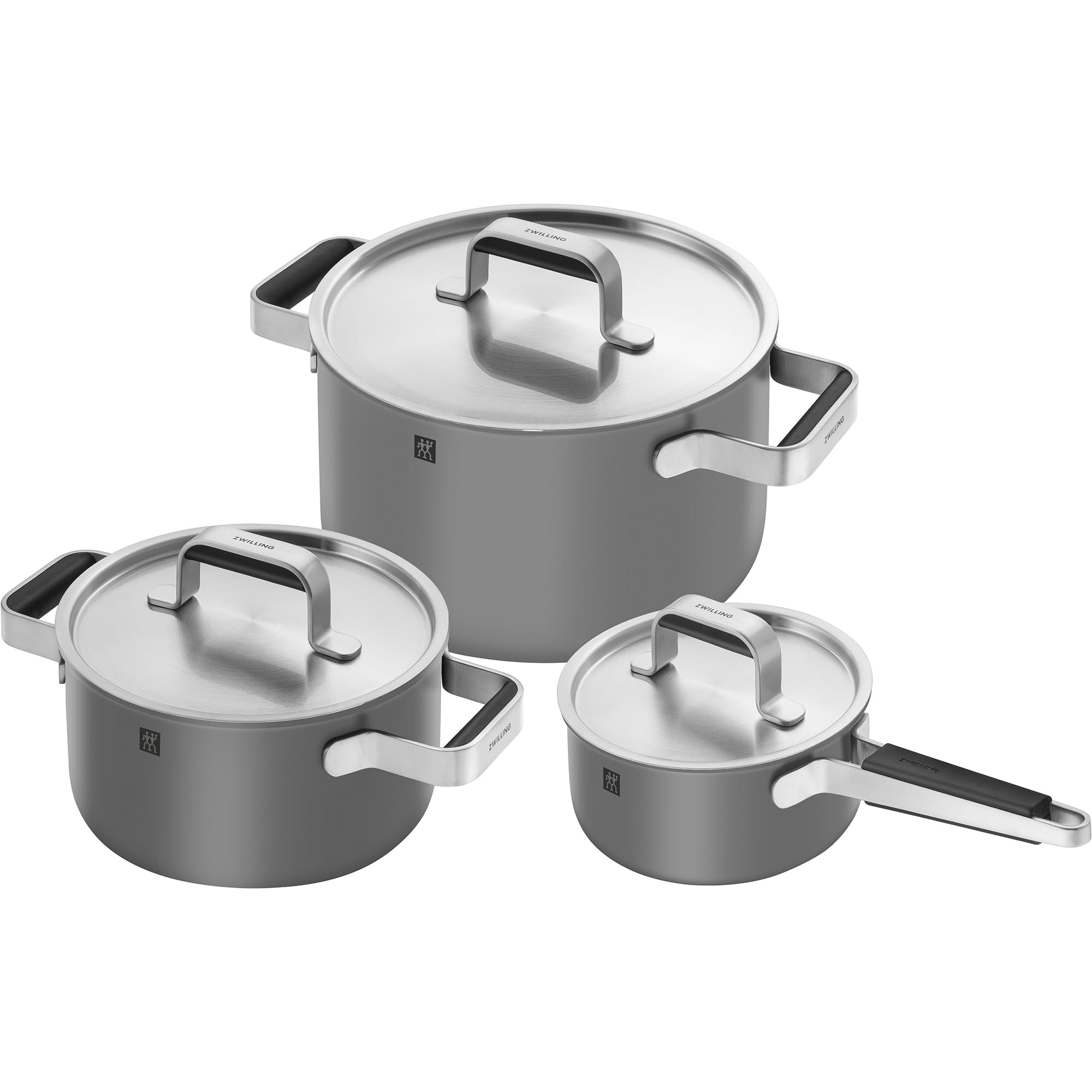 Zwilling Pure set pentole 6 pezzi acciaio inox rosa