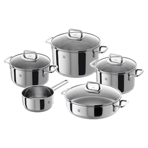 Zwilling Quadro batteria pentole 5 pezzi acciaio induzione