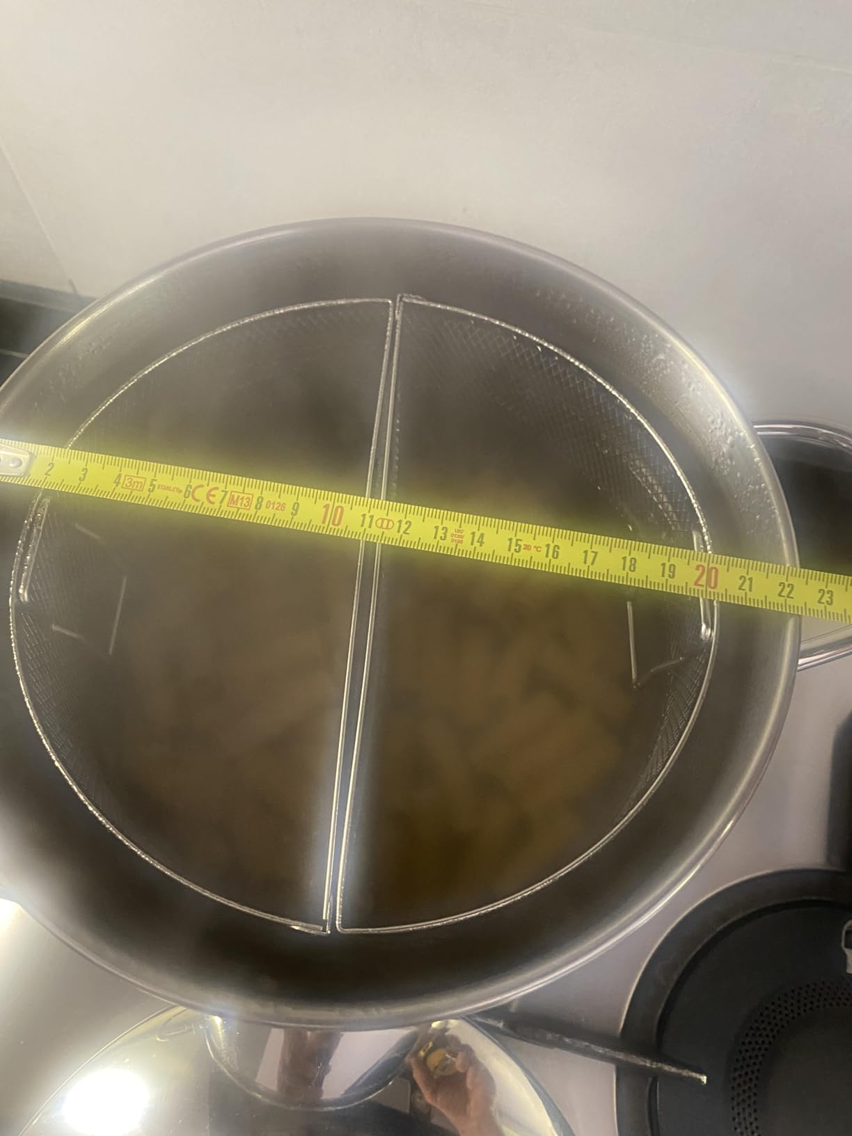 Barazzoni spaghettiere doppio cestello ø 22 cm inox