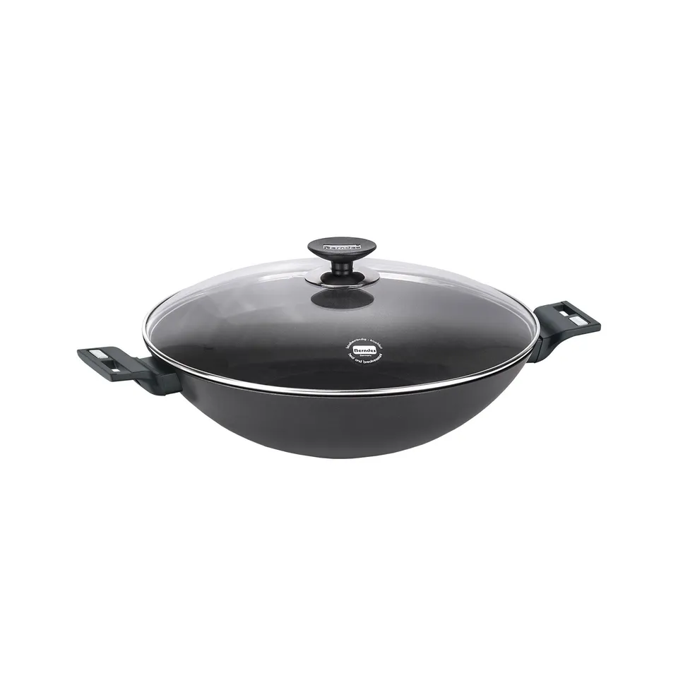 Berndes b.smart Wok 36 cm con coperchio antiaderente induzione