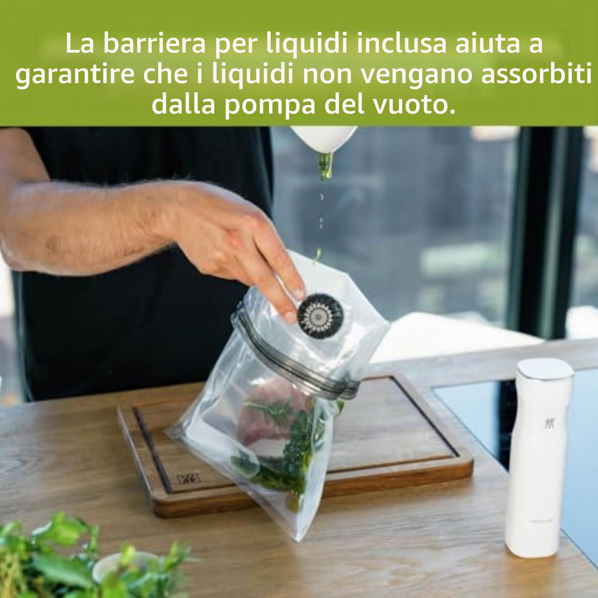 ZWILLING Fresh & Save sacchetti sottovuoto piccoli 10 pz riutilizzabili