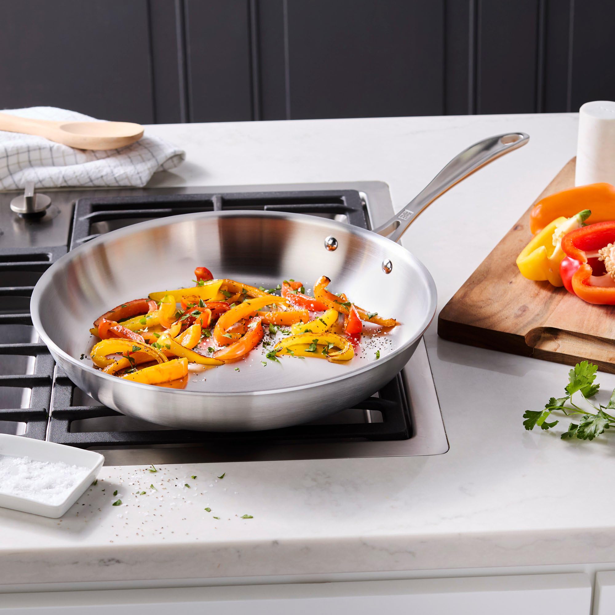 Zwilling Padella 30,5 cm acciaio inox 3 strati induzione