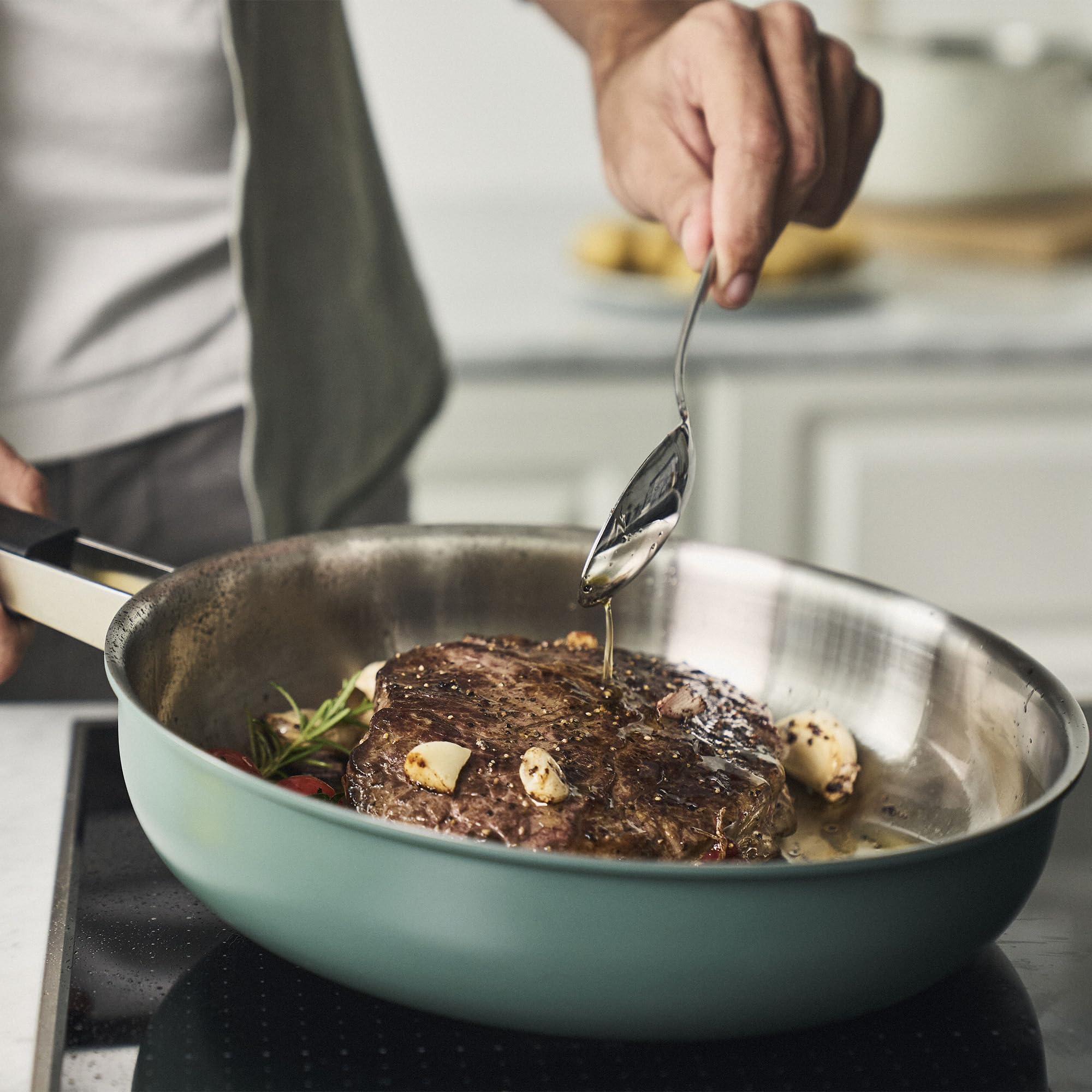 Zwilling Pure Padella Acciaio Inox 28 cm Verde Induzione