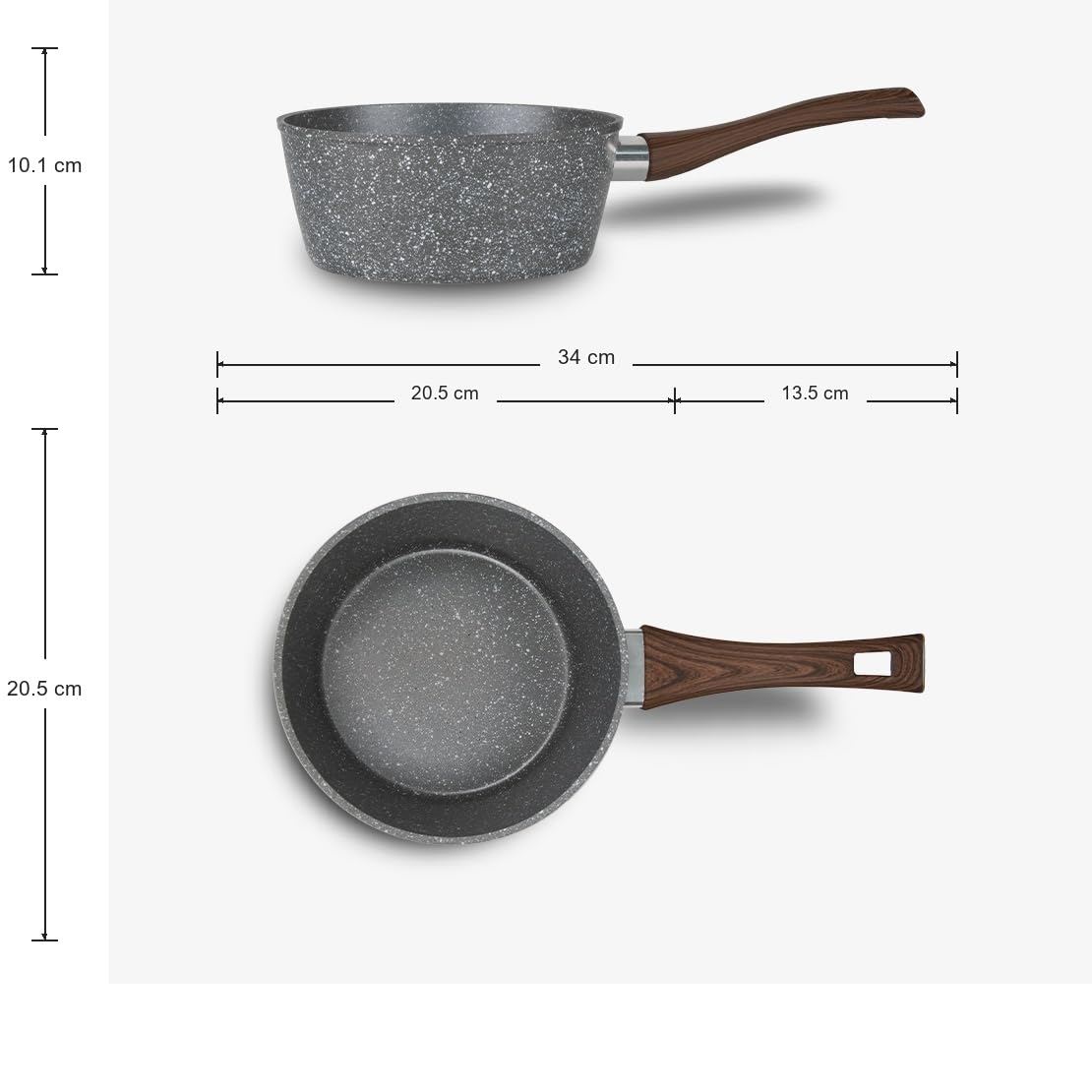 Mamù Fast Induction casseruola 1 manico 20 cm induzione