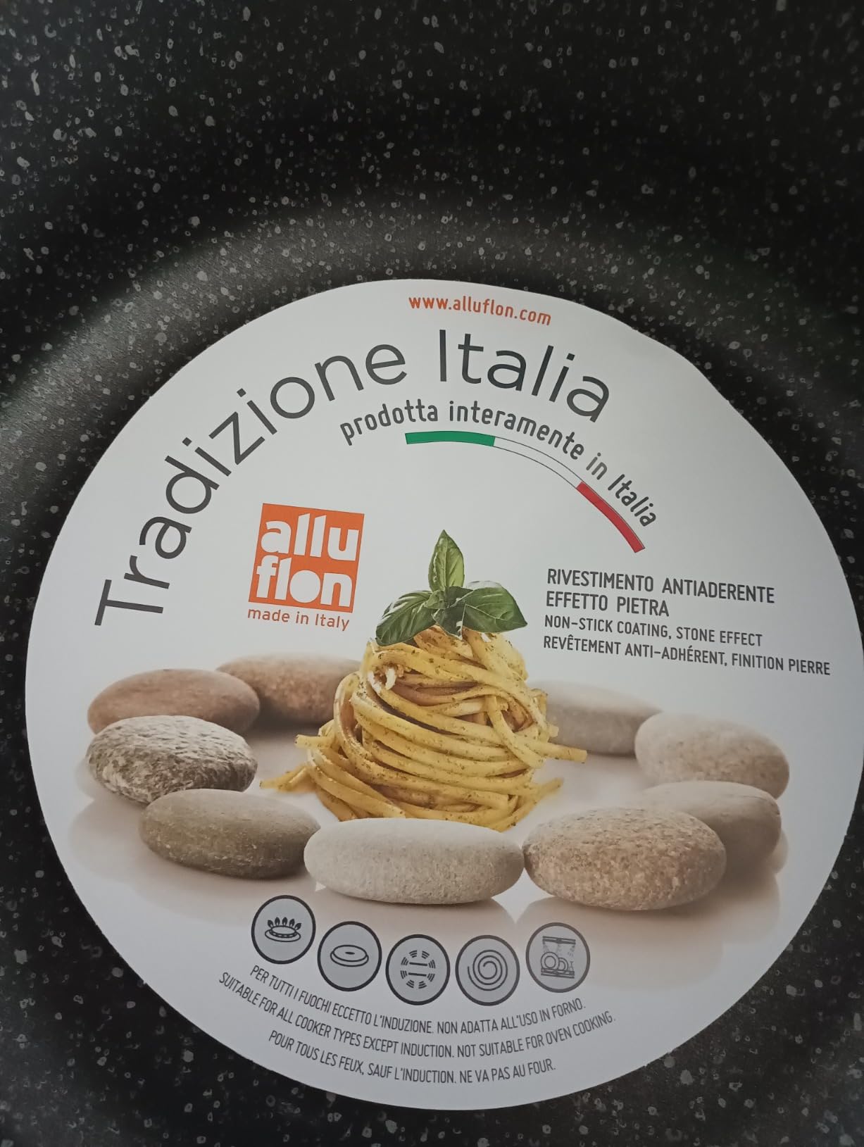 Alluflon Tradizione Italia Casseruola 16 cm Antiaderente 2 Manici