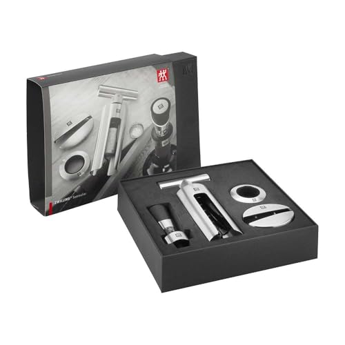 Zwilling Sommelier set vino 4 pezzi 39500-054 acciaio nero