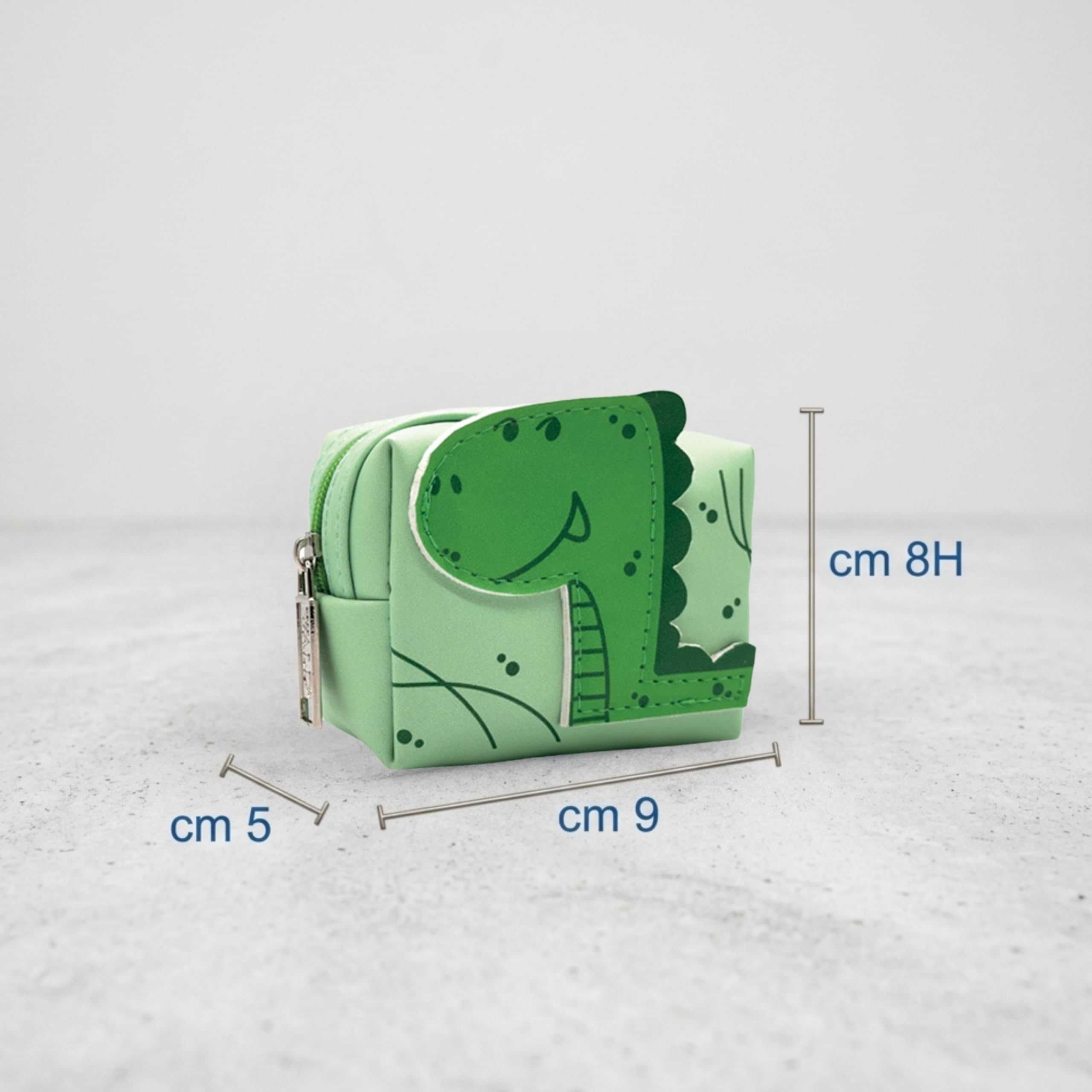 Wald Junior Borsellino Dinosauro Bambini Verde 9 cm