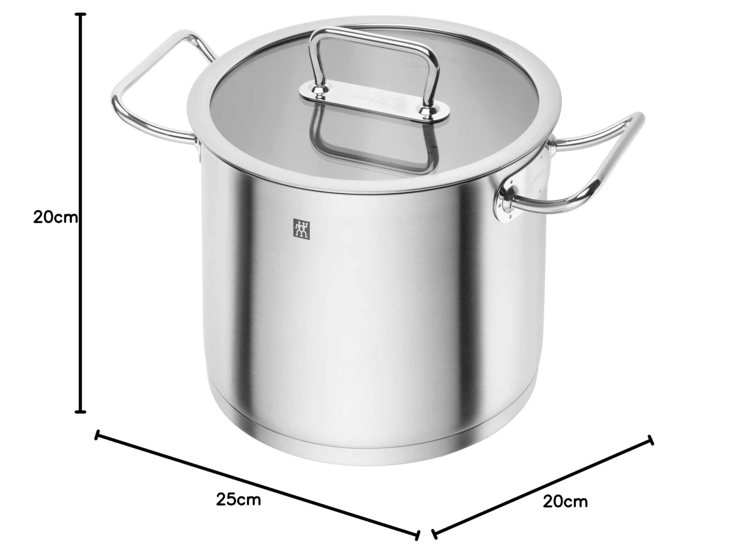 ZWILLING Pro Pentola Alta 24 cm Acciaio Inox