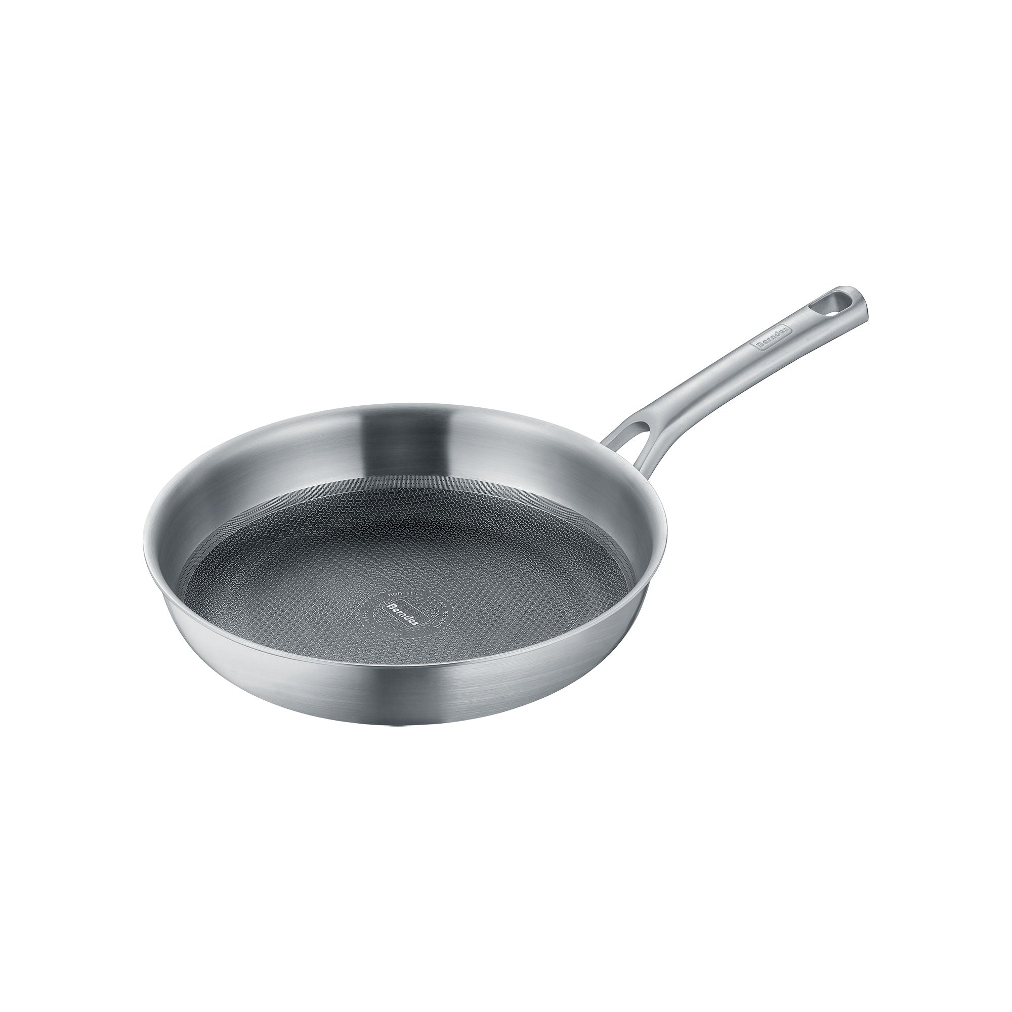 Berndes Tricion Resist set padelle 24+28 cm inox spatola