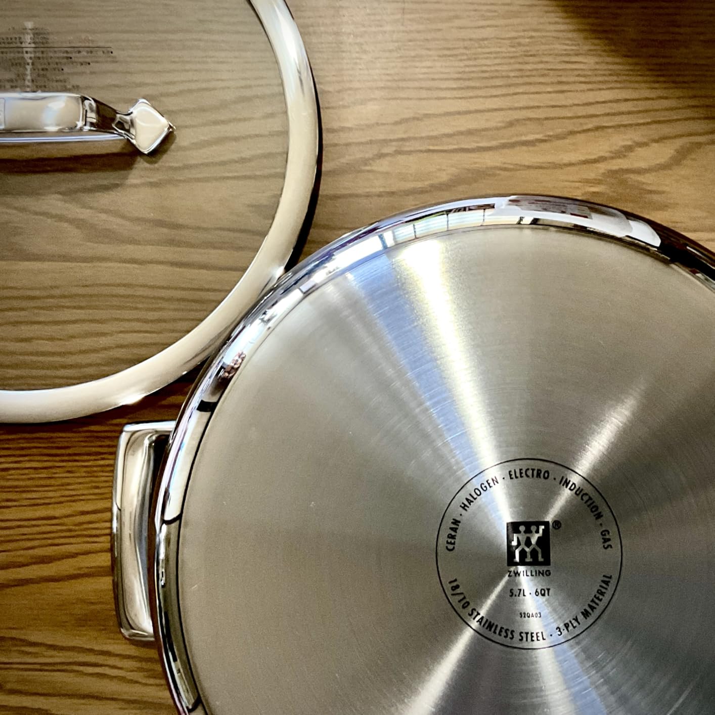 Zwilling Peak pentola 24 cm acciaio inox argento