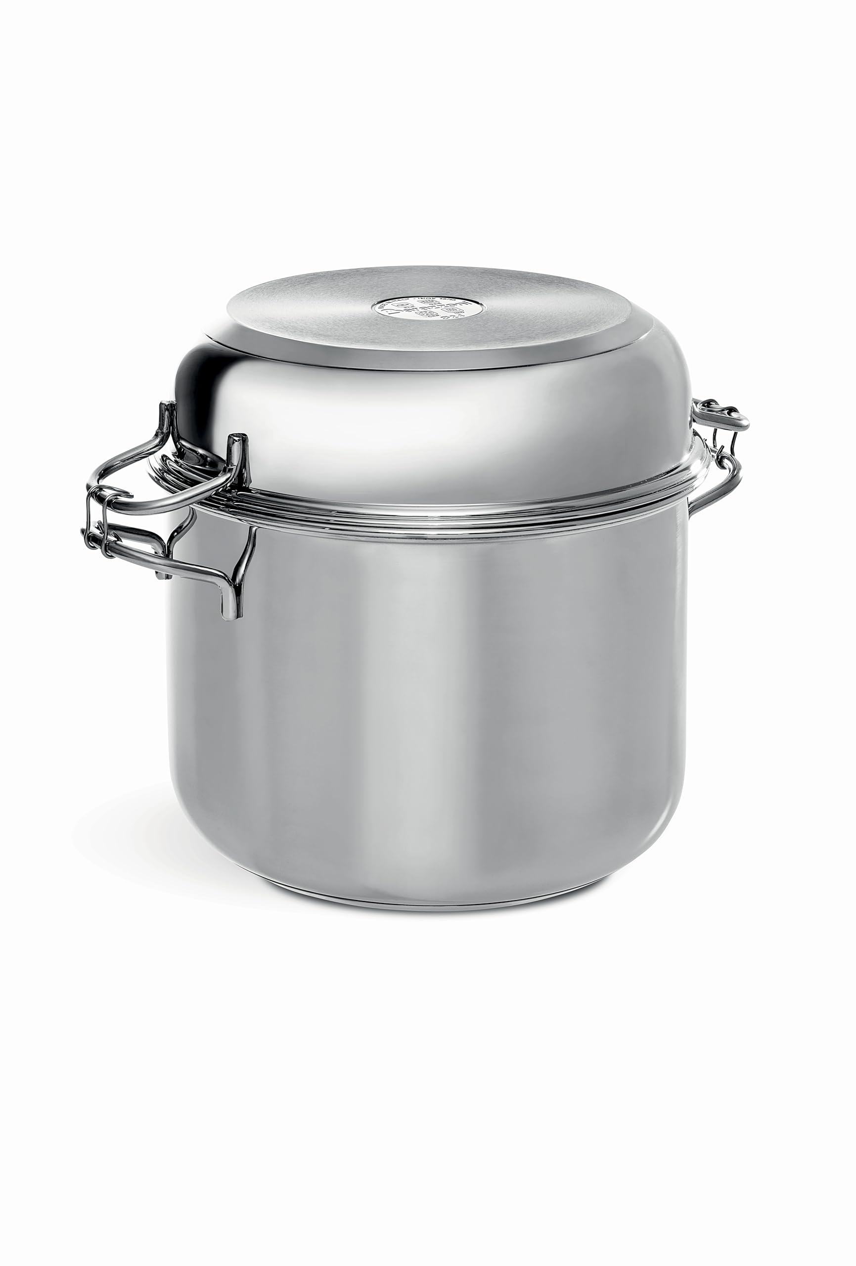 Barazzoni Camping Set 8 Pezzi Batteria Pentole Inox 18/10
