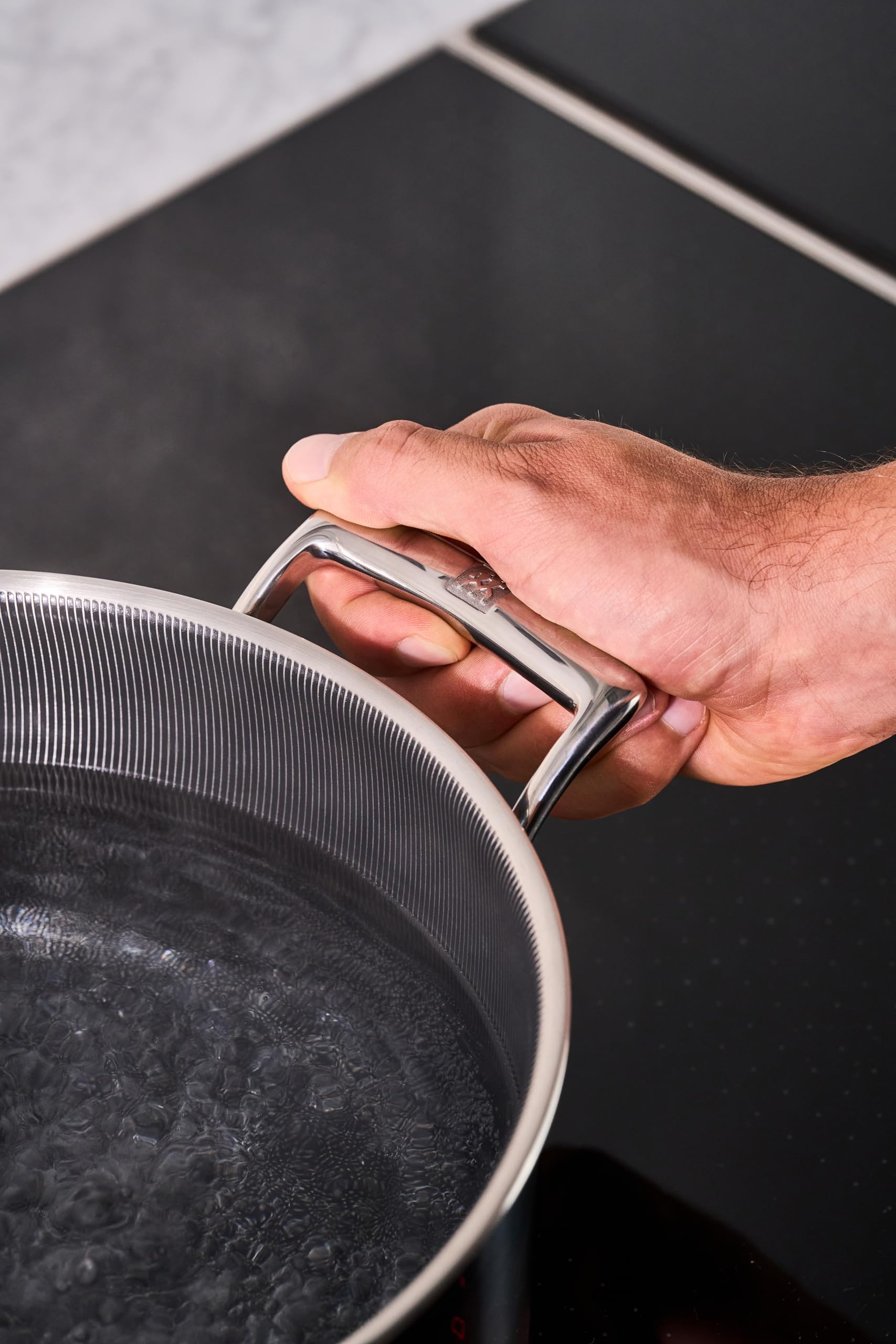 ZWILLING Peak Wok 30 cm Ceramica Ibrida con Coperchio Vetro