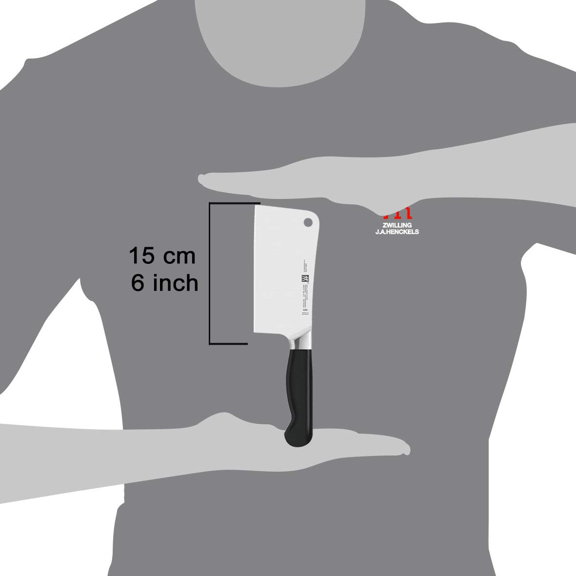 Zwilling Coltelli mannaia 33615-151-0 acciaio inox