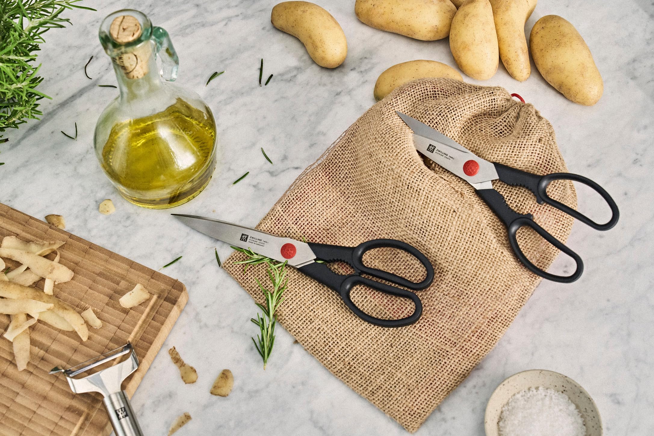 Zwilling Twin L Forbici Cucina 20 cm Nero Acciaio Speciale