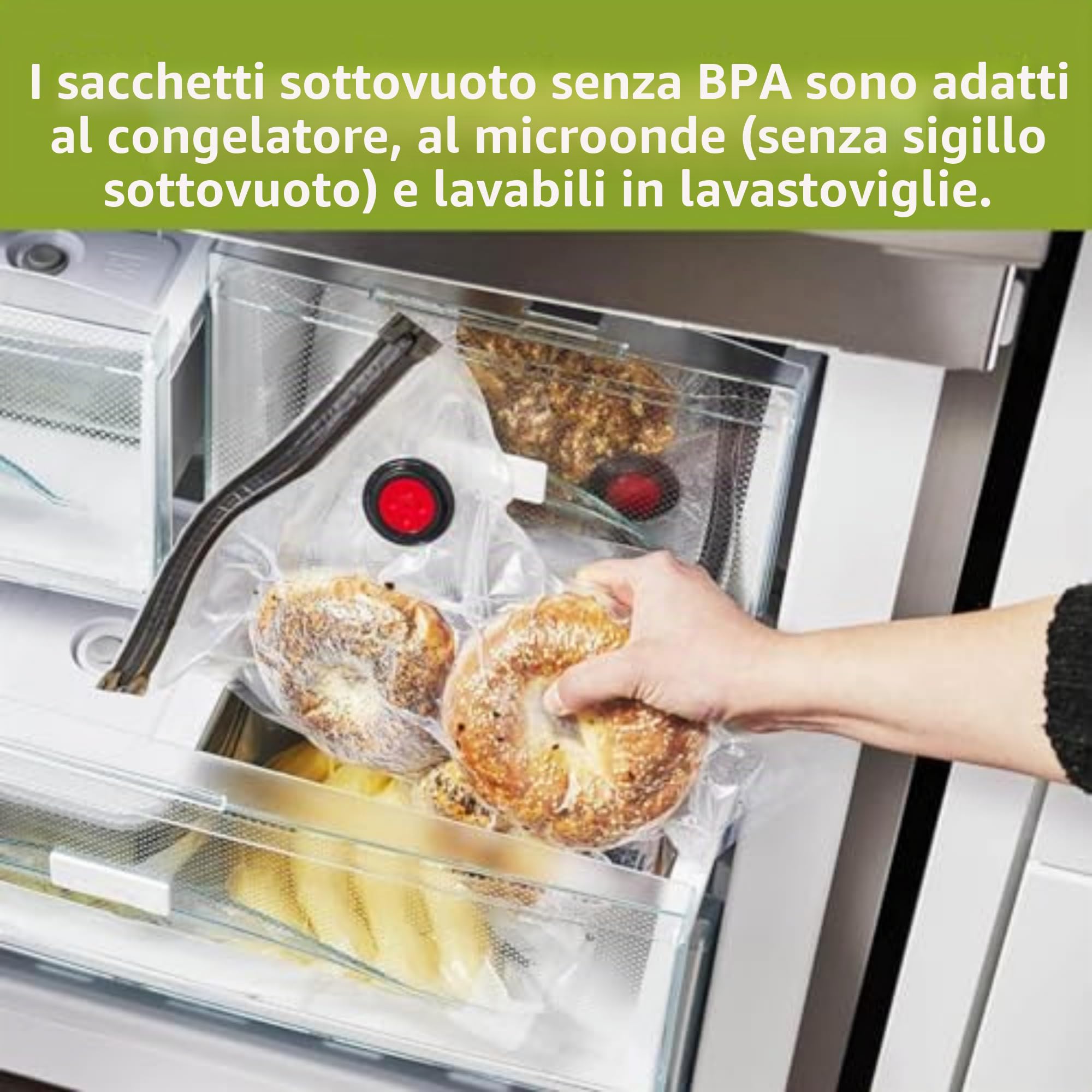 ZWILLING Fresh & Save sacchetti sottovuoto piccoli 10 pz riutilizzabili