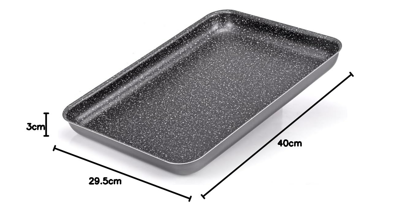 Alluflon Tradizione Italia Teglia 40x28 cm Antiaderente Pietra