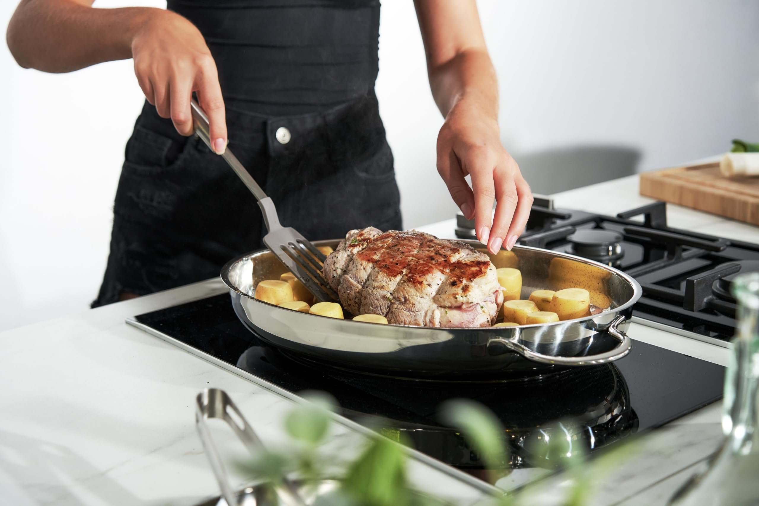 Zwilling Plus rostiera ovale 38 cm 8,5 litri acciaio
