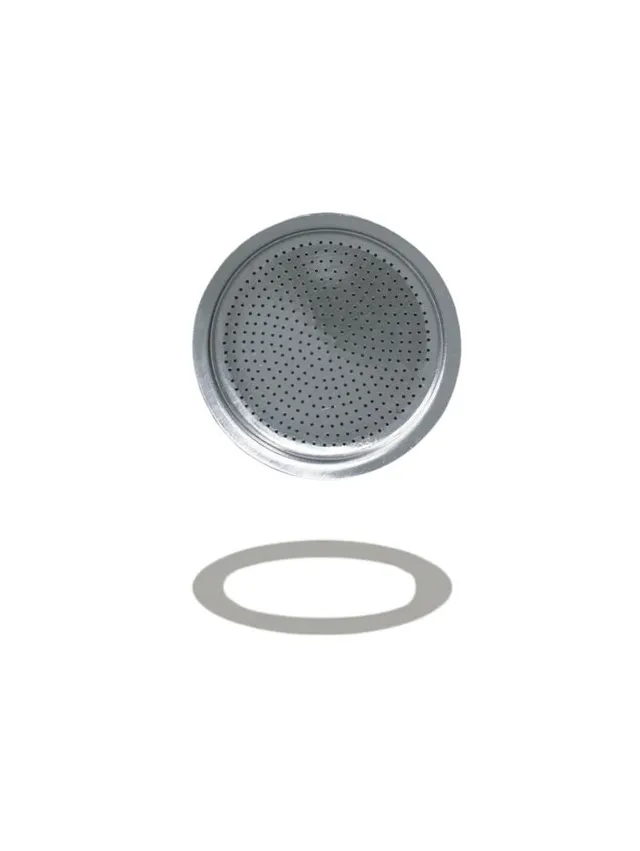 Turbo Moka Spare Parts Filtro e Guarnizione moka 3 tazze AC-03-GS-FL