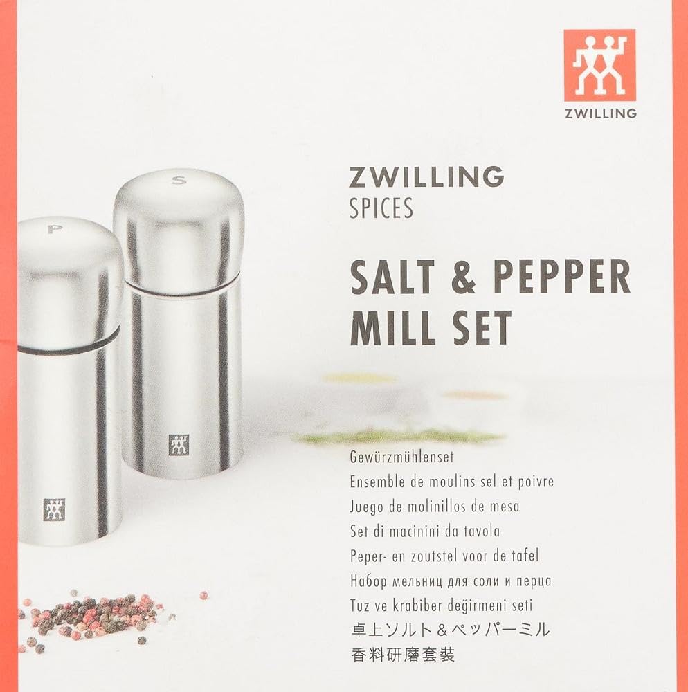 Zwilling Spices 39500-025-0 set 2 macine sale pepe inox opaco