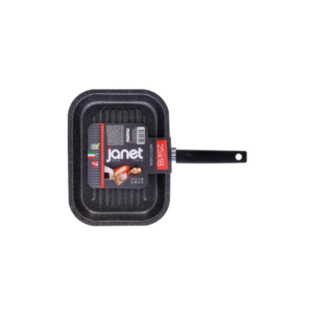 Mamù Janet 2.0 Bistecchiera rettangolare 25x18 antiaderente