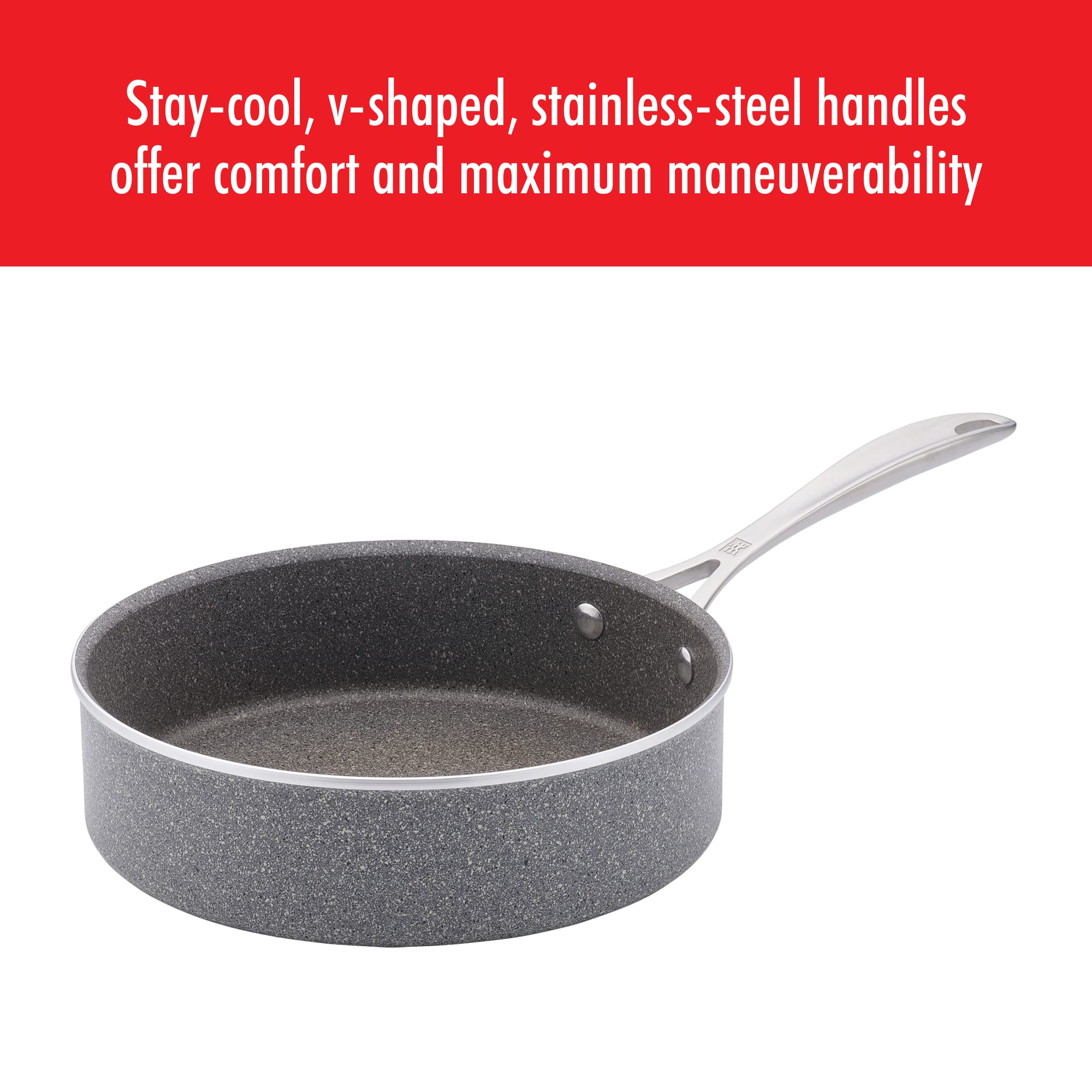 ZWILLING Vitale padella antiaderente alluminio con coperchio