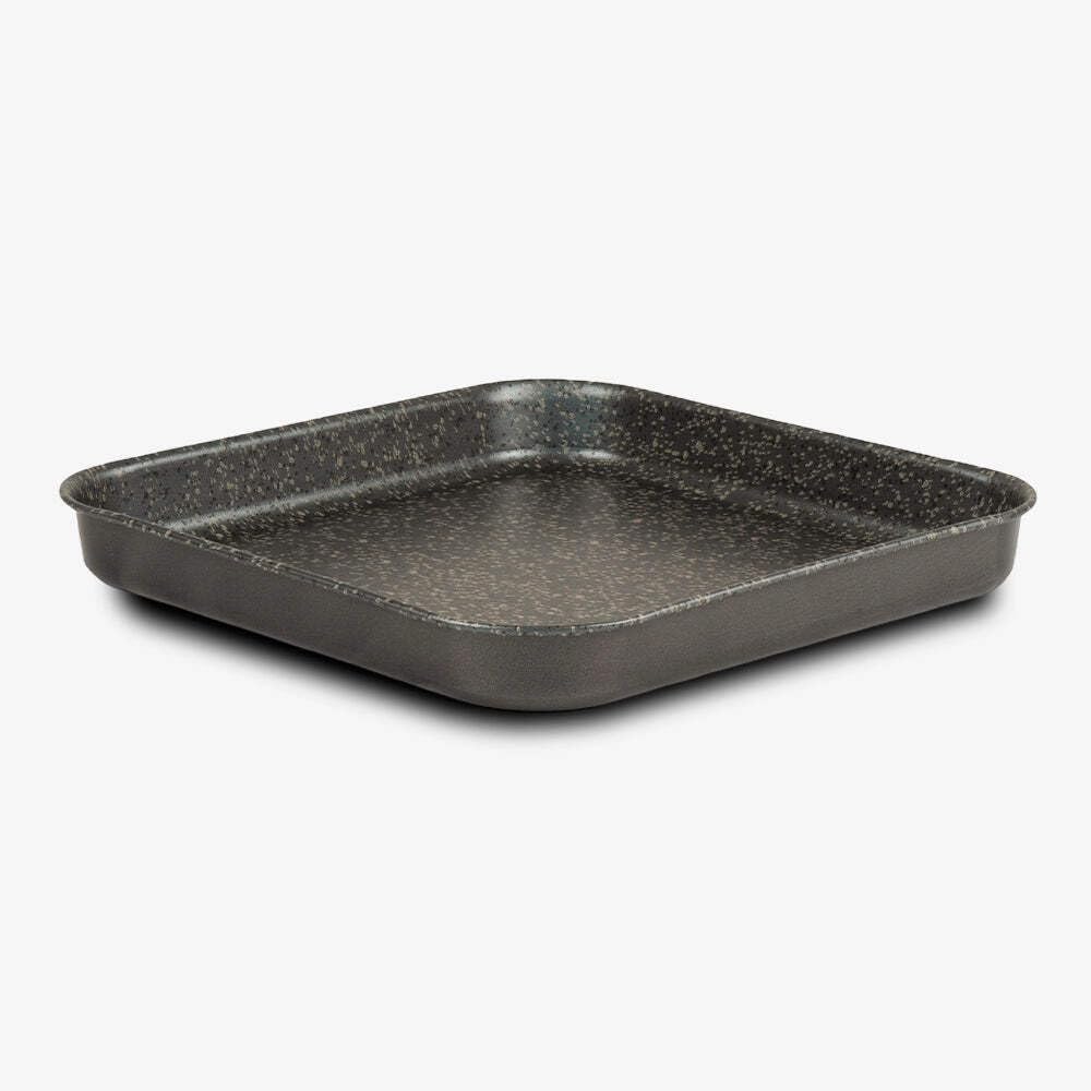 Mamù Happy Stone Teglia Quadrata 35x35 alluminio antiaderente