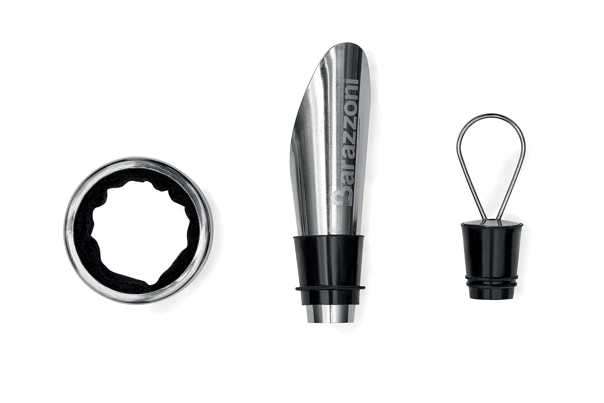 Barazzoni Accessori set vino Basic 2 pezzi cavatappi salvagoccia