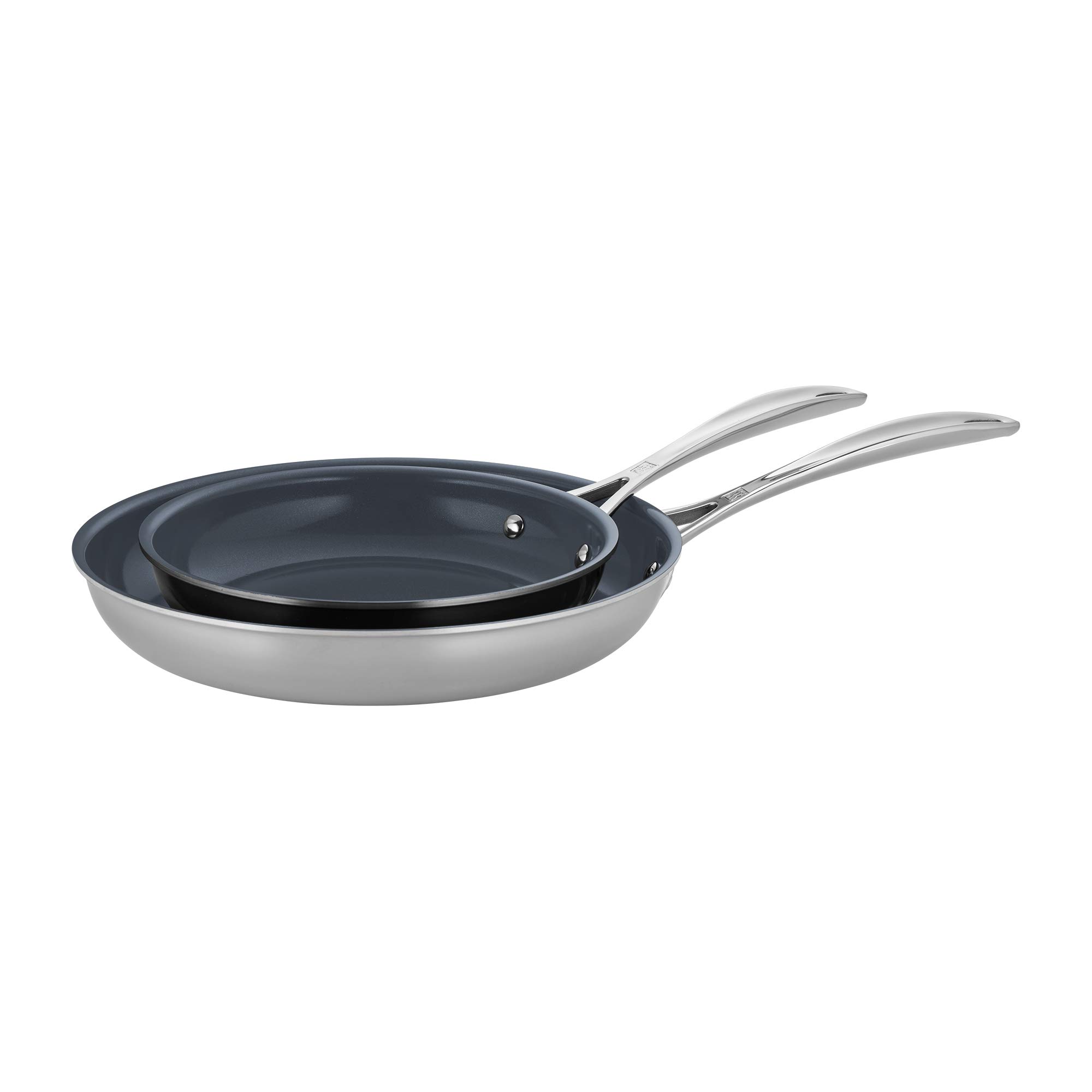 Zwilling Clad CFX set 2 padelle antiaderenti ceramica 20+25 cm
