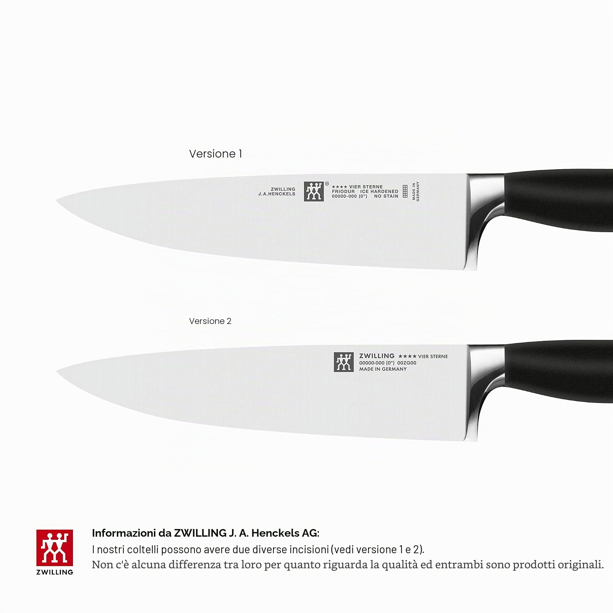 Zwilling Four Star spelucchino 8 cm acciaio inox