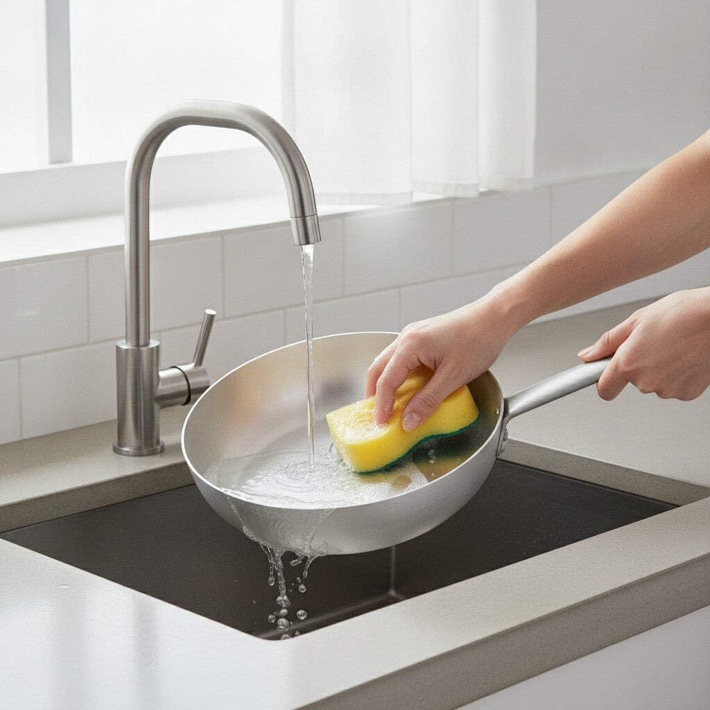 Mamù La Vera Contadina Saltapasta 40 cm Alluminio Bianco