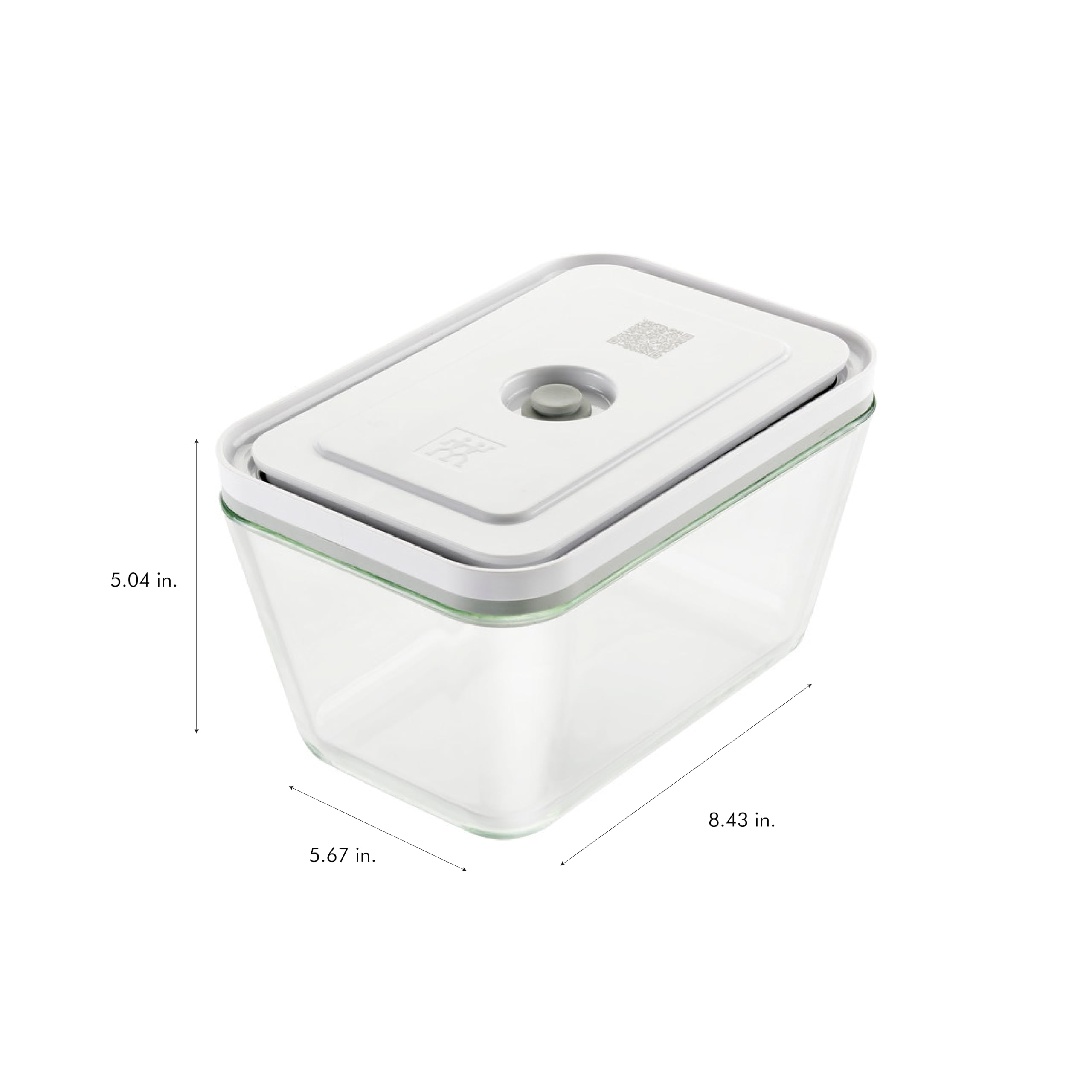 Zwilling Fresh & Save Set 3 Contenitori Vetro Sottovuoto