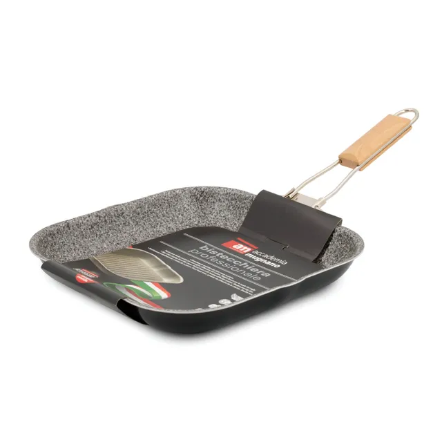 Accademia Mugnano Fuoco & Idee bistecchiera manico legno