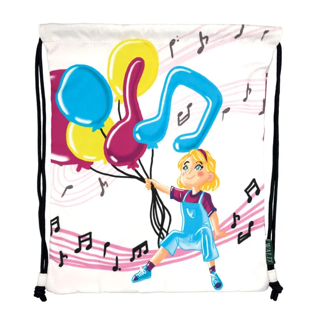 Wald Junior Sacca Musica zainetto cordoncino 34x42 cm