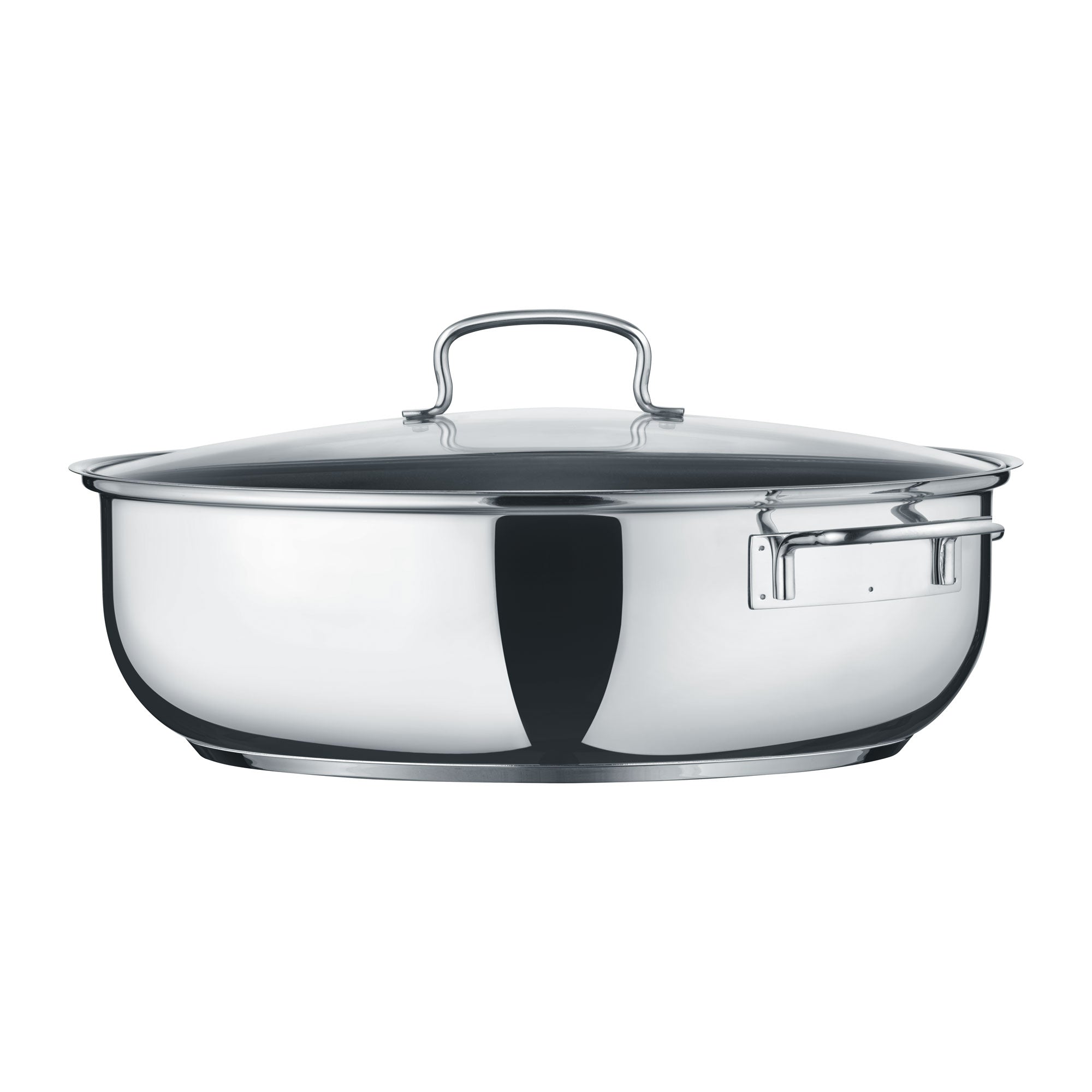 Berndes Bräter Rostiera Ovale 38 cm Acciaio con Coperchio