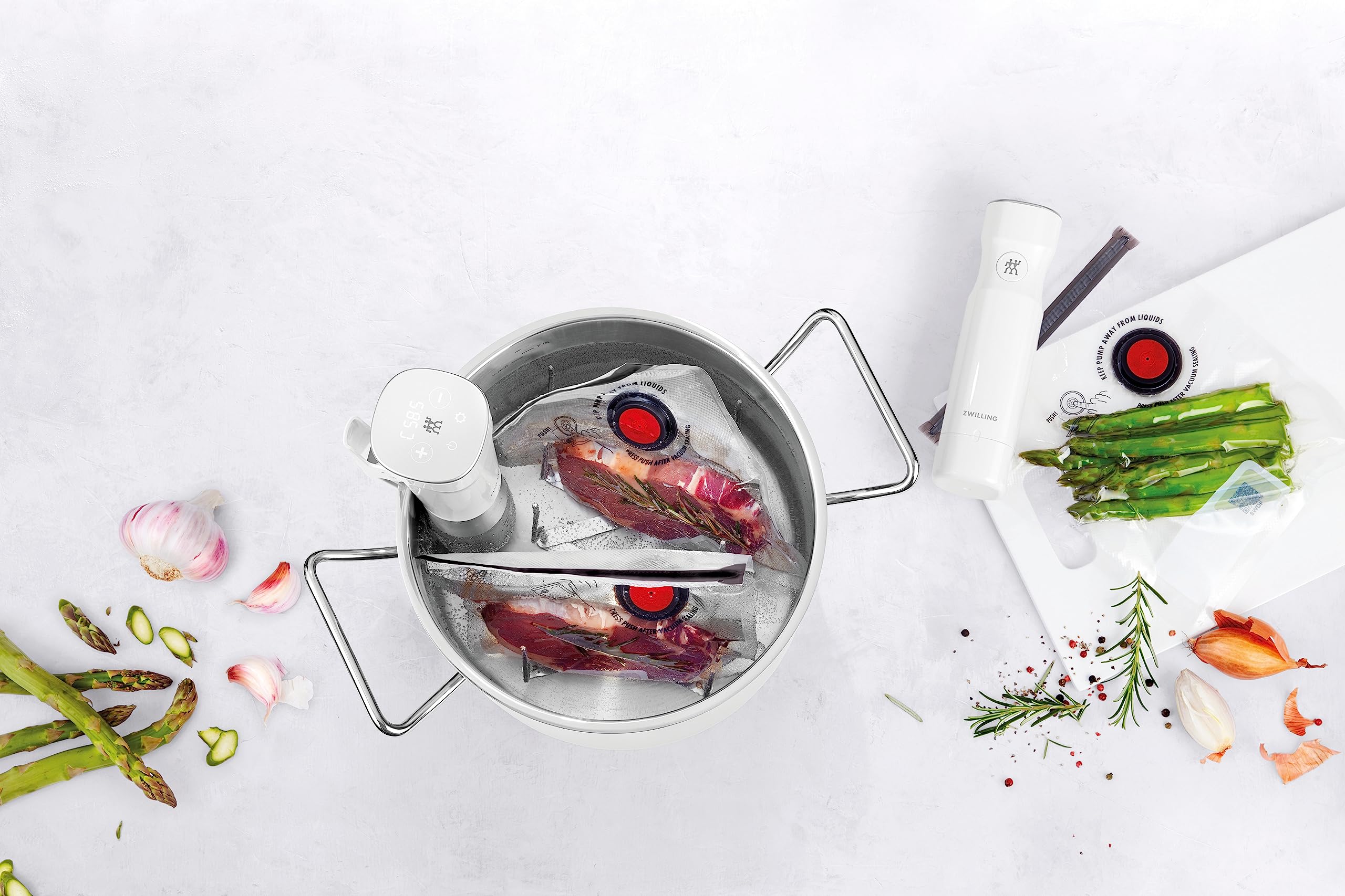 Zwilling Fresh & Save griglia sottovuoto acciaio regolabile