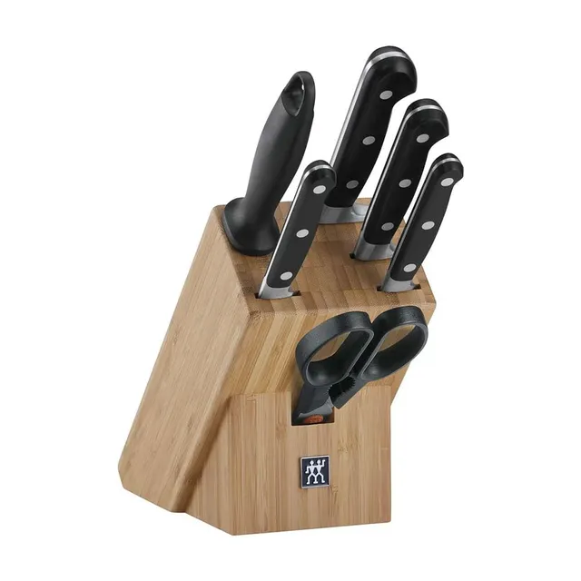 ZWILLING Professional S ceppo coltelli 7 pezzi bambù forgiati