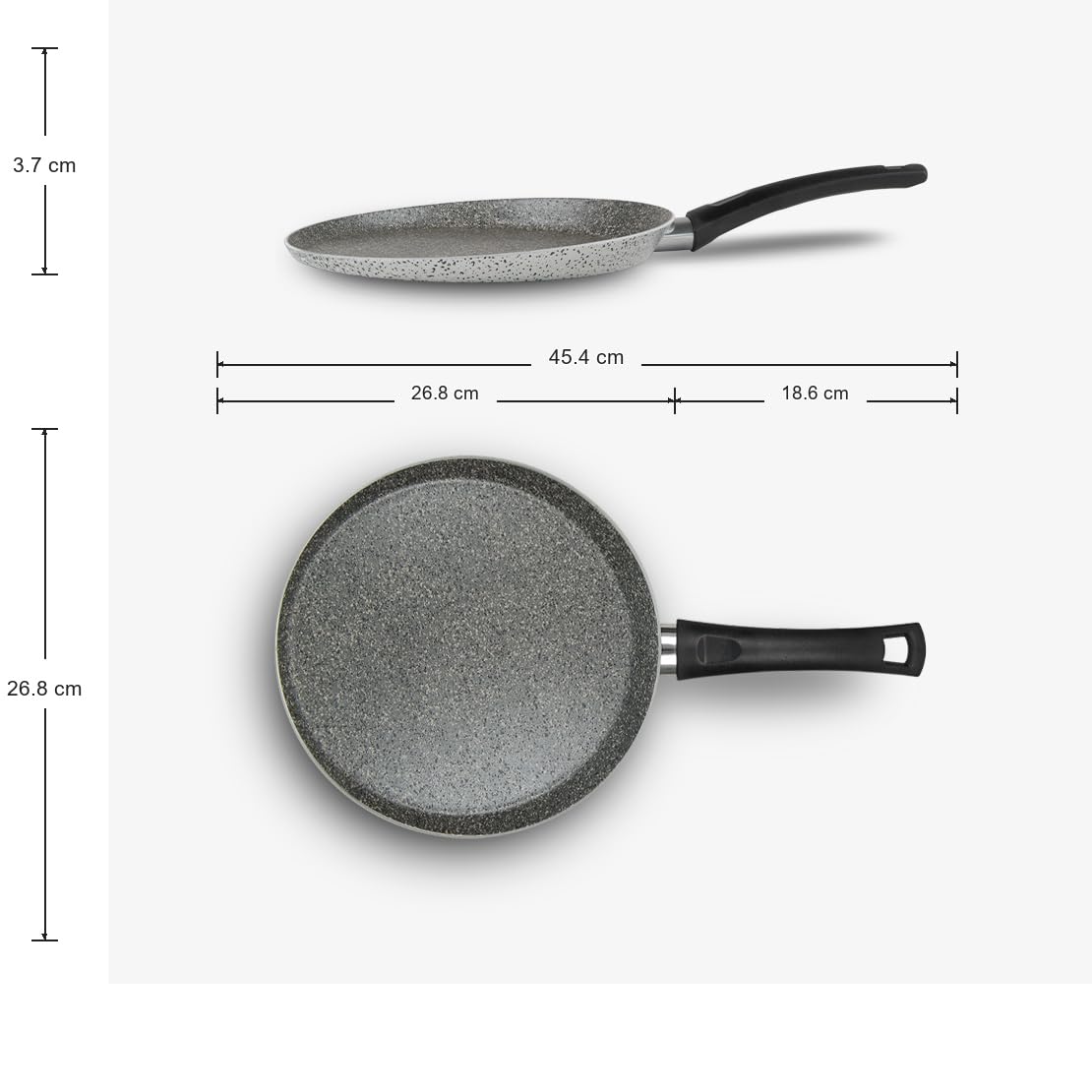 Mamù Janet 2.0 Piastra 26 cm in alluminio antiaderente