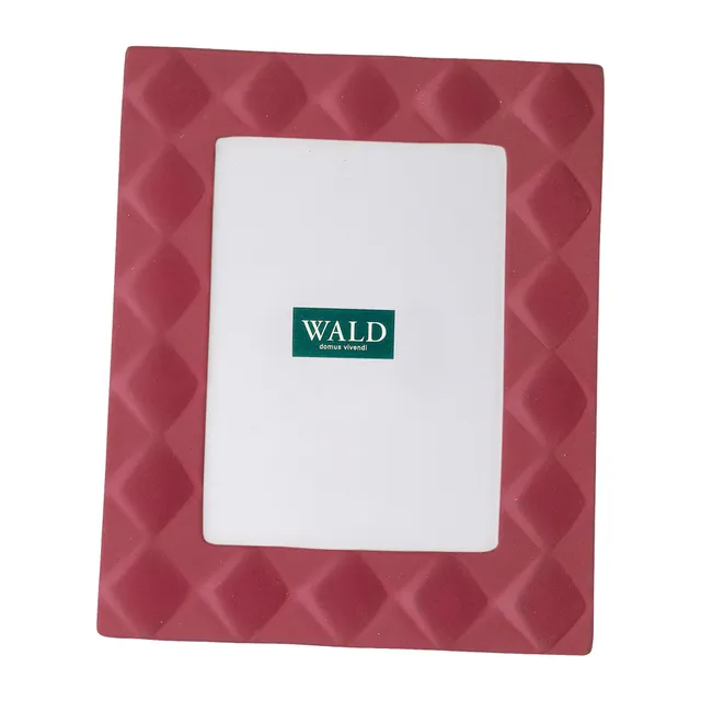 Wald Domus Vivendi Domus Portafoto Ceramica 20x25 cm Rosso