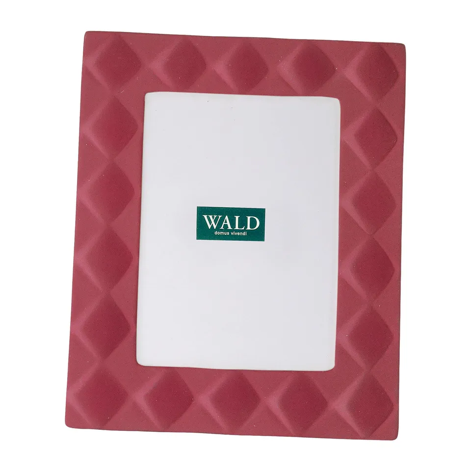 Wald Domus Vivendi Domus Portafoto Ceramica 20x25 cm Rosso