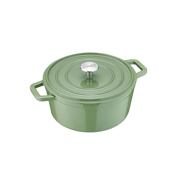 Berndes b.iron cocotte ghisa 24 cm verde smaltata forno