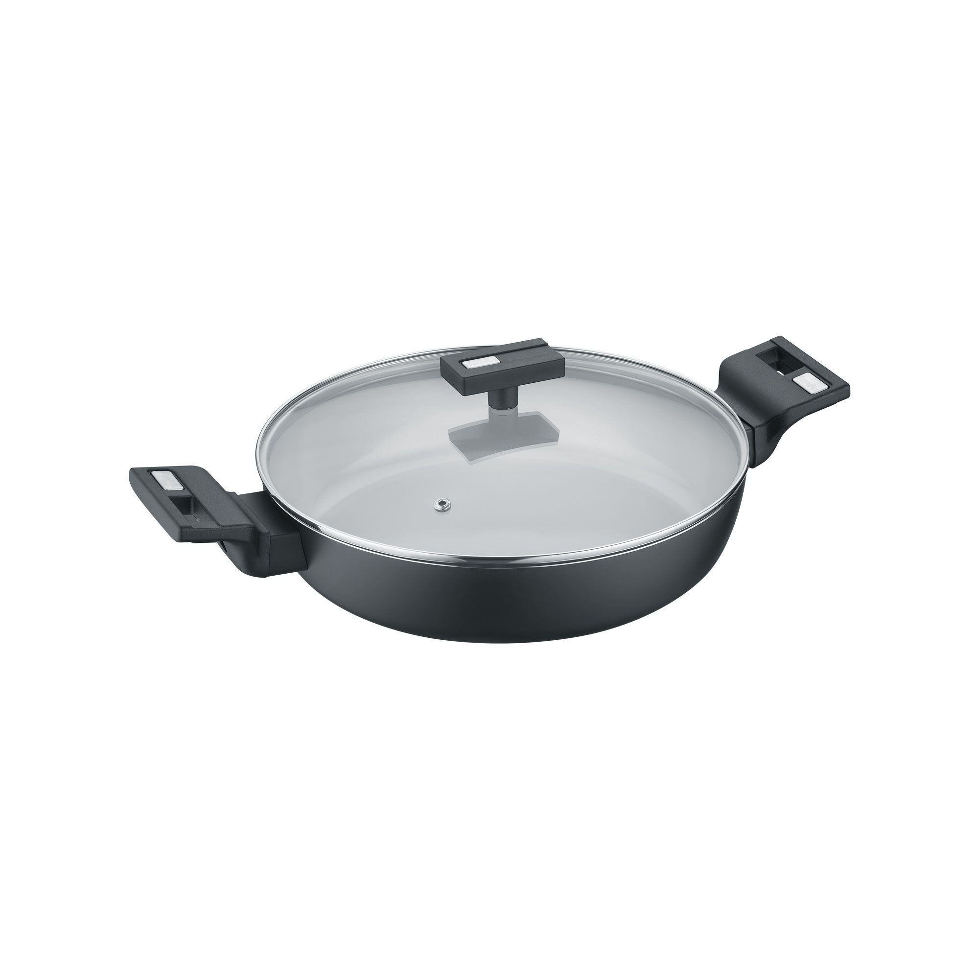 Berndes B.Clever Padella Alta 24 cm con Coperchio Induzione